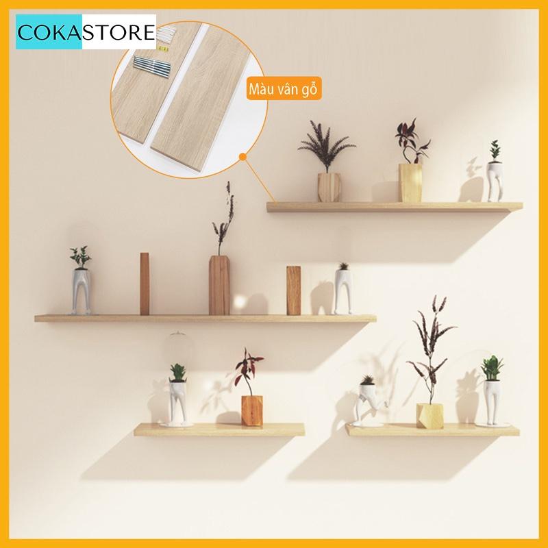 Kệ Gỗ Trang Trí Treo Tường 1 Thanh 80cm Đến 120cm Kết Âm Tường Màu Sắc Đa Dạng