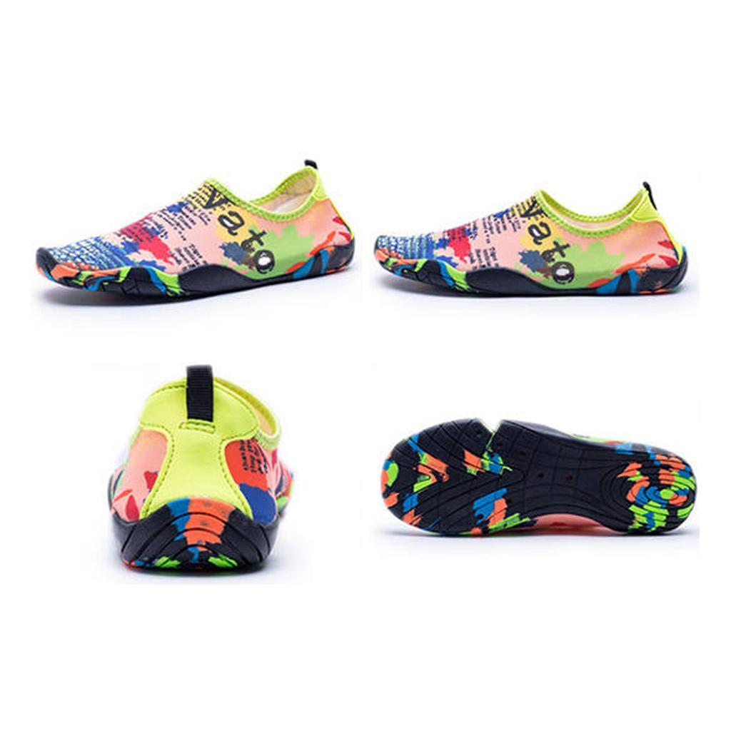 Summer Aqua Shoes Slip On Flexible Pool Beach Swim Mesh water shoes Ventilate Lightweight Quick-Dry Aqua Socks Pool Shoes For Surf Yoga Water