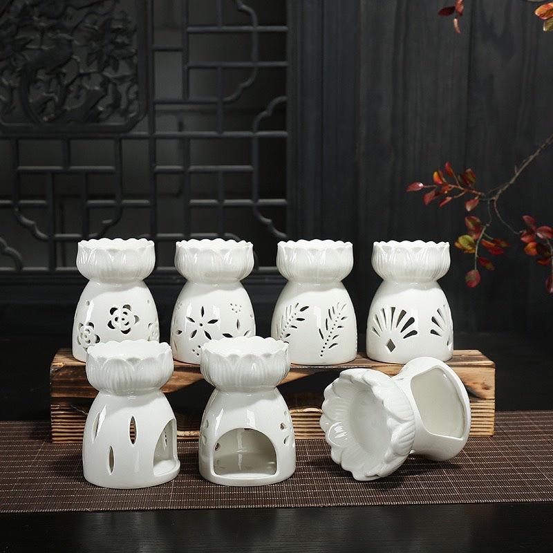 Bếp đốt tinh dầu trụ sen