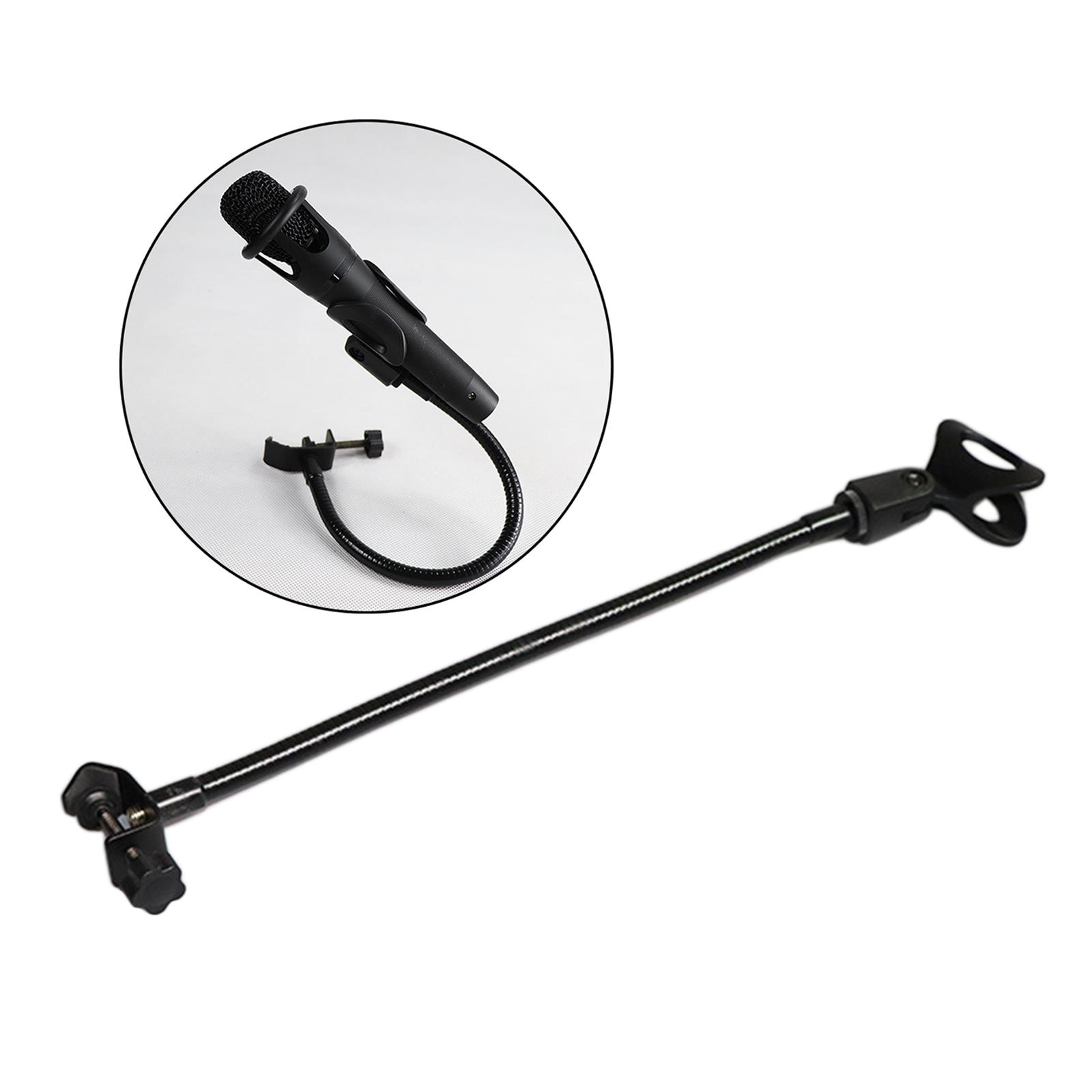 360° Adjustable Microphone Stand with Desk Clamp for Studio Accessories