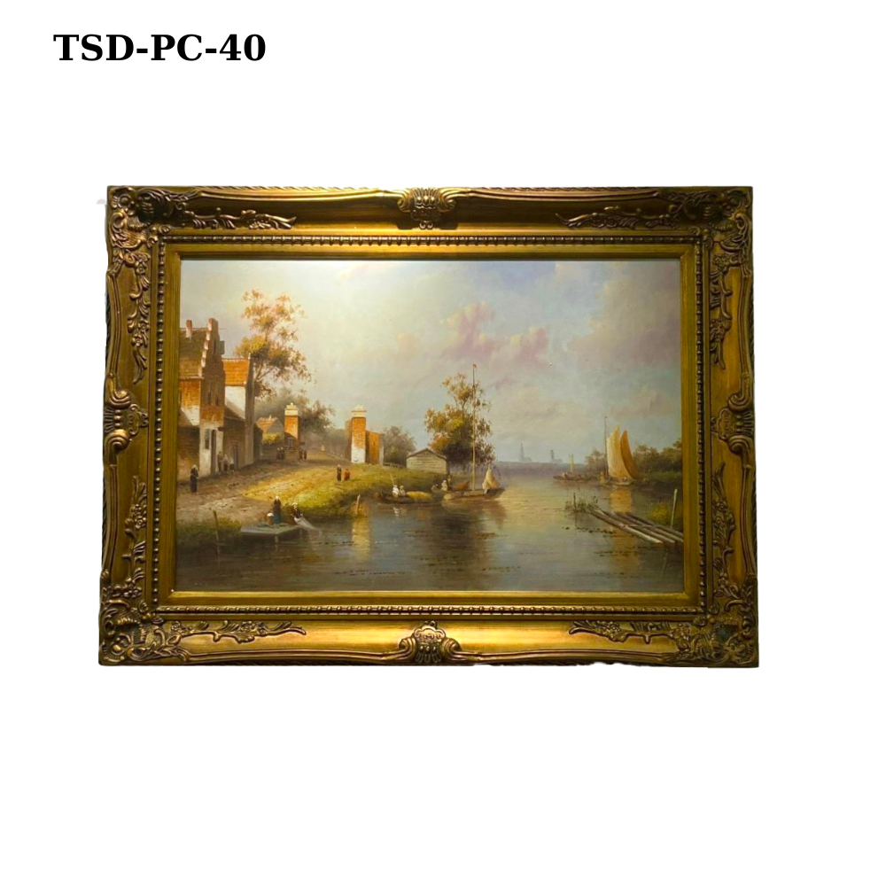 Tranh sơn dầu phong cảnh mang phong cách tân cổ điển TSD-PC-40
