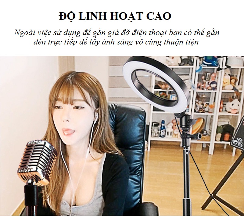 Bộ dụng cụ hỗ trợ chụp ảnh, livestream, quay video tiktok LT-01