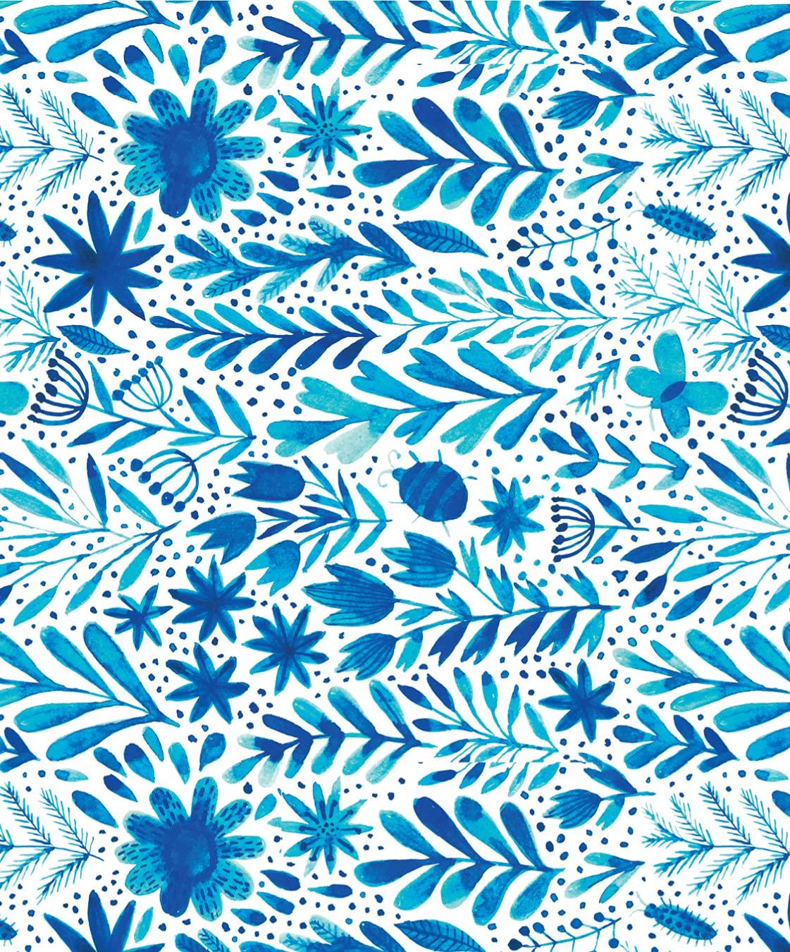 Blue &amp; White Note Cards, 24 Blank Cards: 8 Unique Designs With 25 Patterned Envelopes