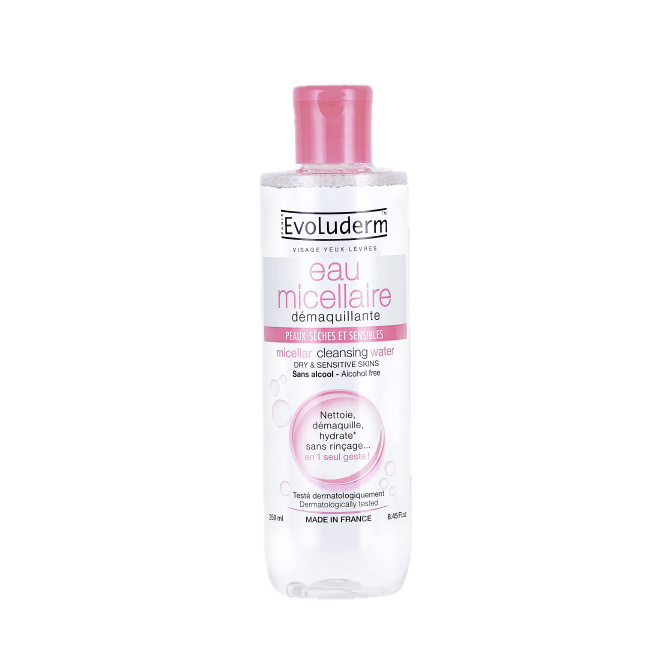 Nước tẩy trang Evoluderm Micellar Cleansing Water 250ml