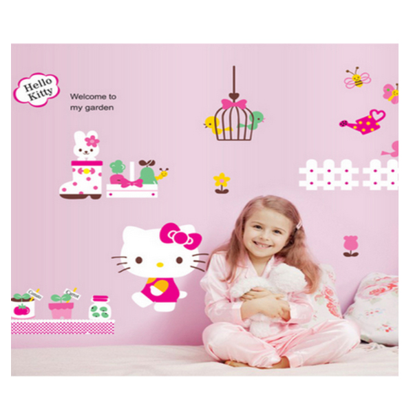 Decal Dán Tường Hello Kitty 5 EB176 (80 x 110 cm)