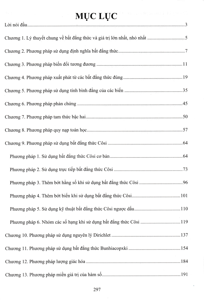 CÁC PHƯƠNG PHÁP HIỆU QUẢ GIẢI BÀI TOÁN VỀ BẤT ĐẲNG THỨC VÀ GIÁ TRỊ LỚN NHẤT, NHỎ NHẤT_EDU