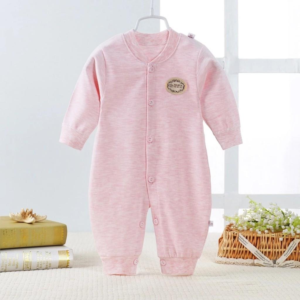 Body dài tay liền thân, bodysuit dài tay cotton cho bé trai và bé gái sơ sinh từ 3-12kg, hàng đẹp xuất nhật - BD28