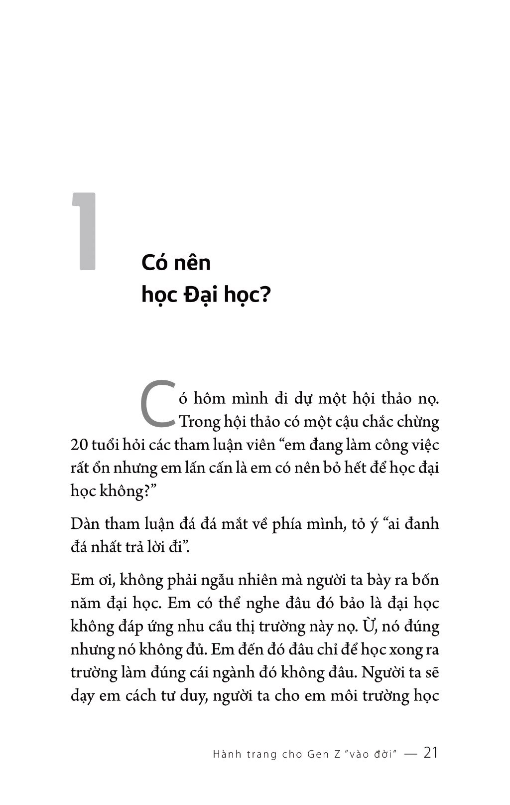 Đừng Từ Bỏ Quá Sớm