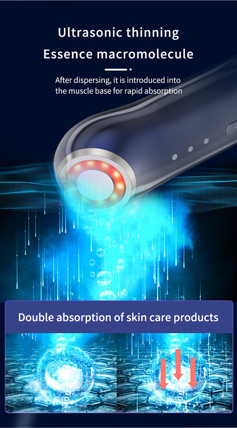 Dụng Cụ Massage Cầm Tay Nâng Cơ Mặt Làm Trẻ Hóa Da Bloom 5 Skin Tightening Tech - 15 phút mỗi ngày sẽ hiệu quả