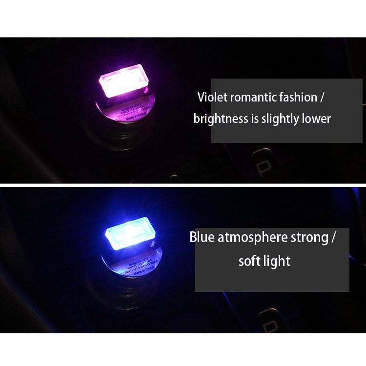 Đèn LED Usb mini Không Dây Trang Trí Nội Thất Xe Hơi