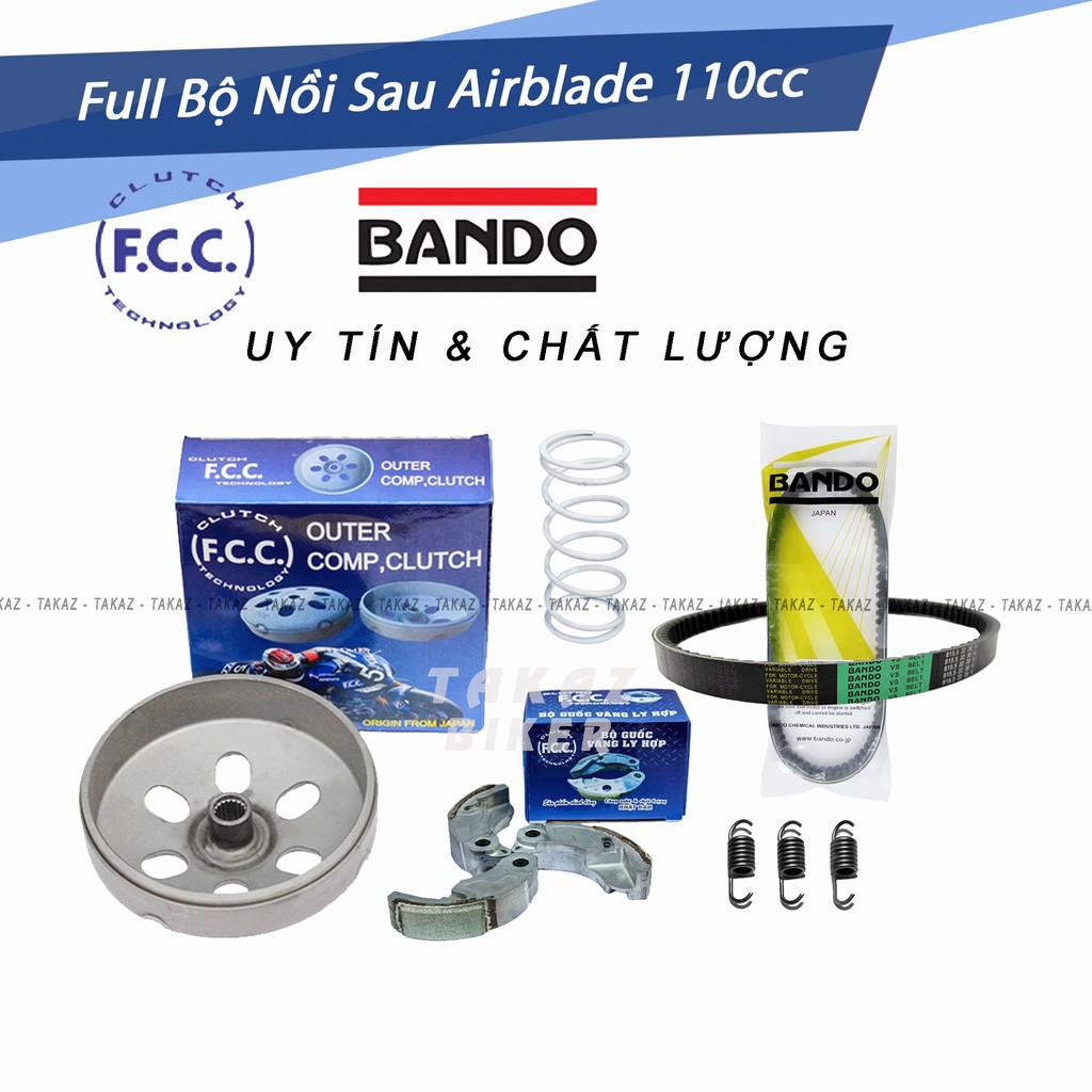 A2 Bộ nồi sau FCC xe Air blade 110 - lead 110 hãng FCC