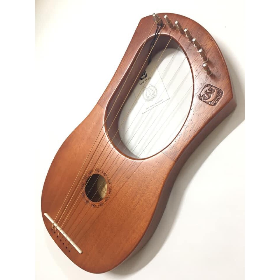 Đàn Hạc Lyre Harp Walter 7 Dây Gỗ Cao Cấp