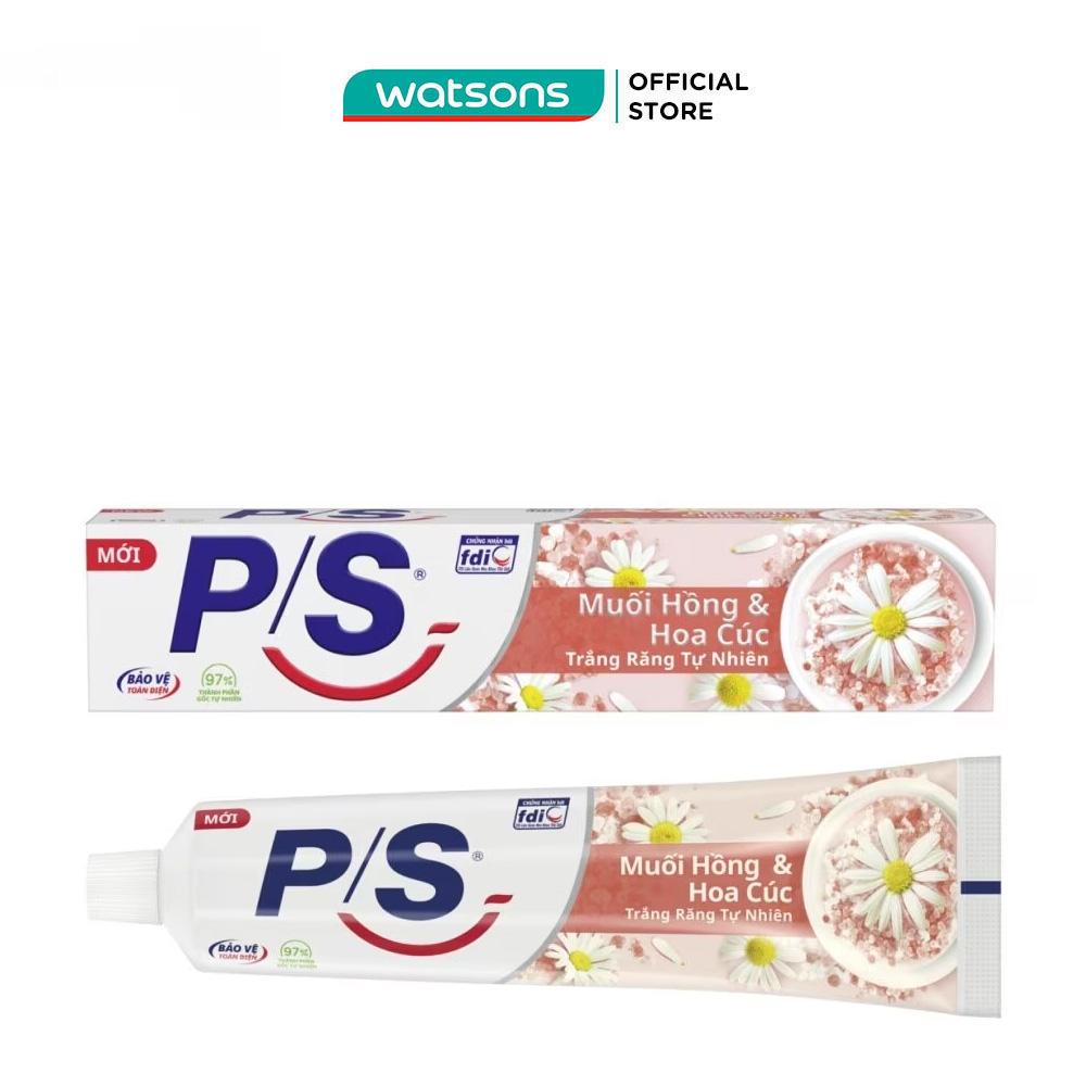 Kem Đánh Răng P/S Muối Hồng &amp; Hoa Cúc 230g