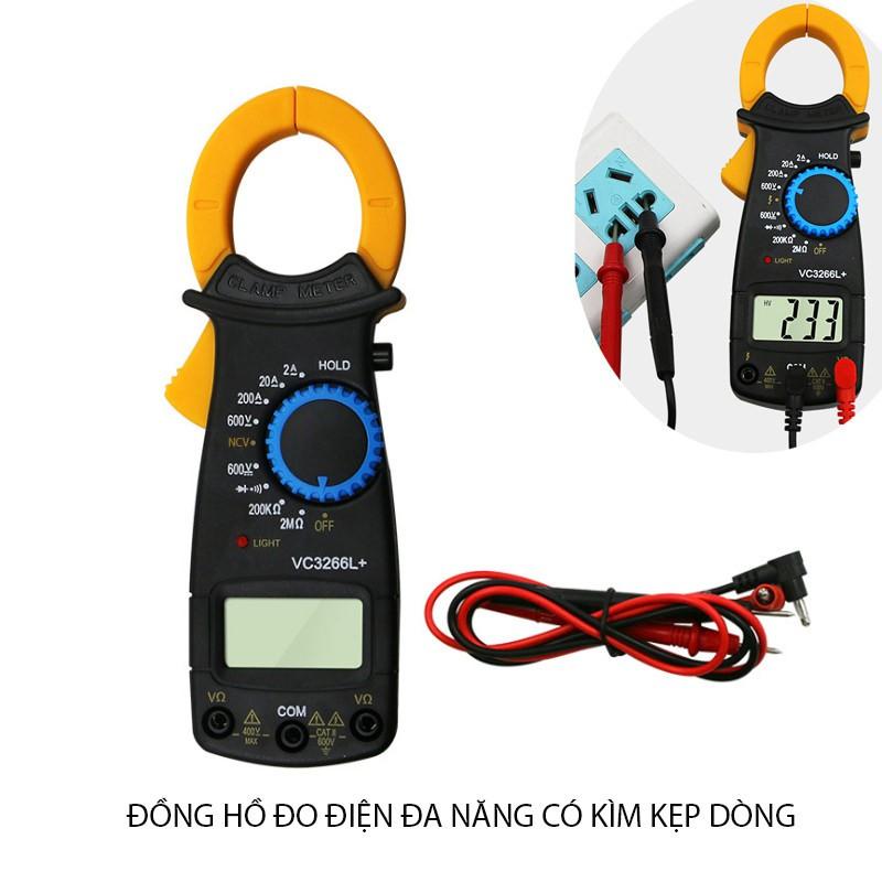 Đồng Hồ Đo Điện Đa Năng Có Kìm Kẹp Dòng VC3266L+