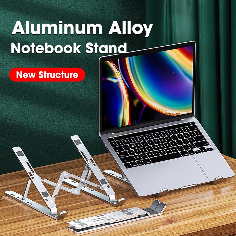 Hợp Kim Nhôm Laptop Đa Giá Đỡ Hỗ Trợ Máy Tính Xách Tay Chân Đế Đứng Dành Cho Macbook Pro Air IPad DELL HP Phụ Kiện Máy Tính