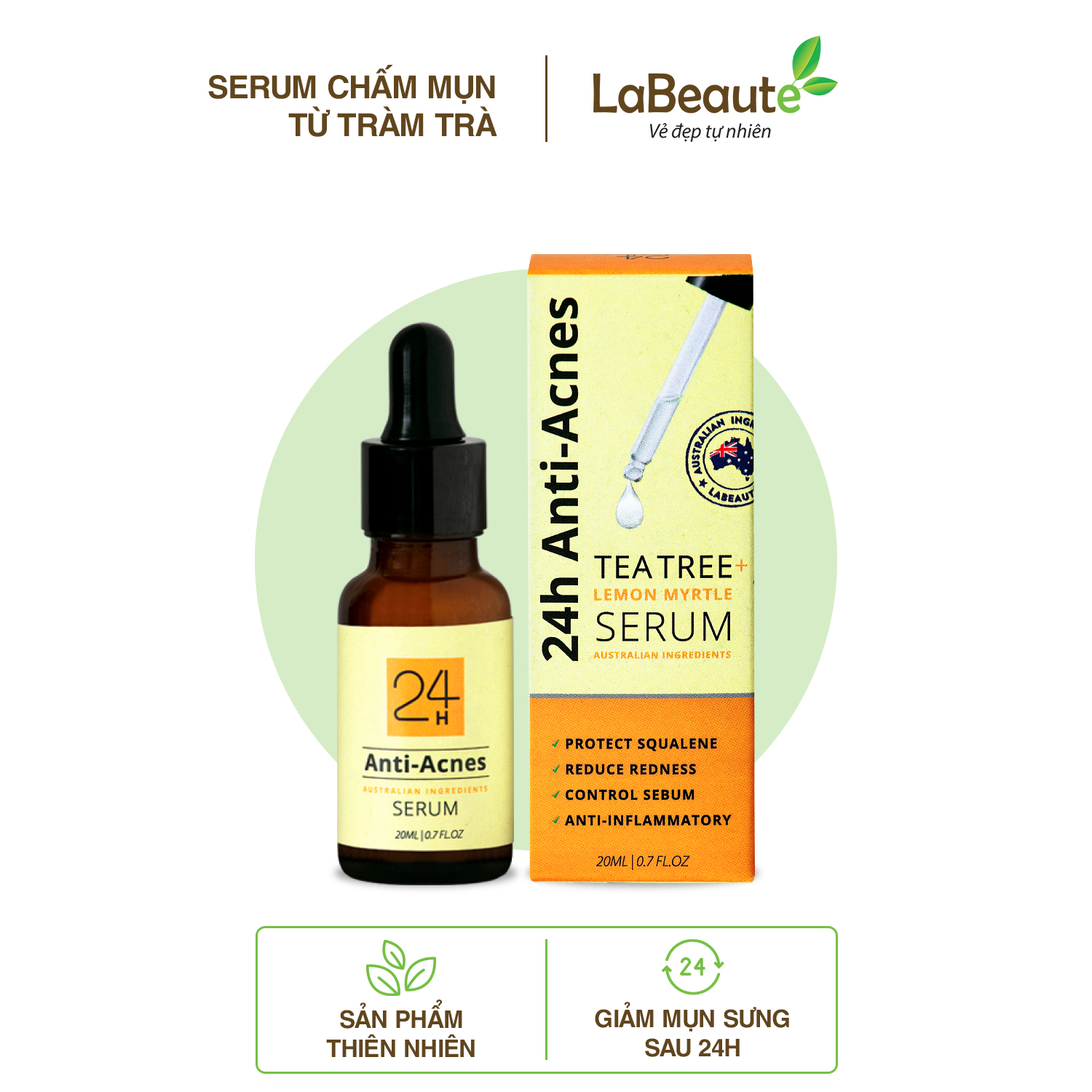 Serum giảm mụn 24h Anti-Acnes 20ml