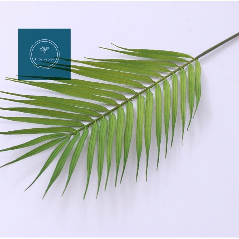 Cành cọ nhân tạo cao cấp mô phỏng giống thật đến 99%, cành lá giả decor trang trí, hoa cô dâu