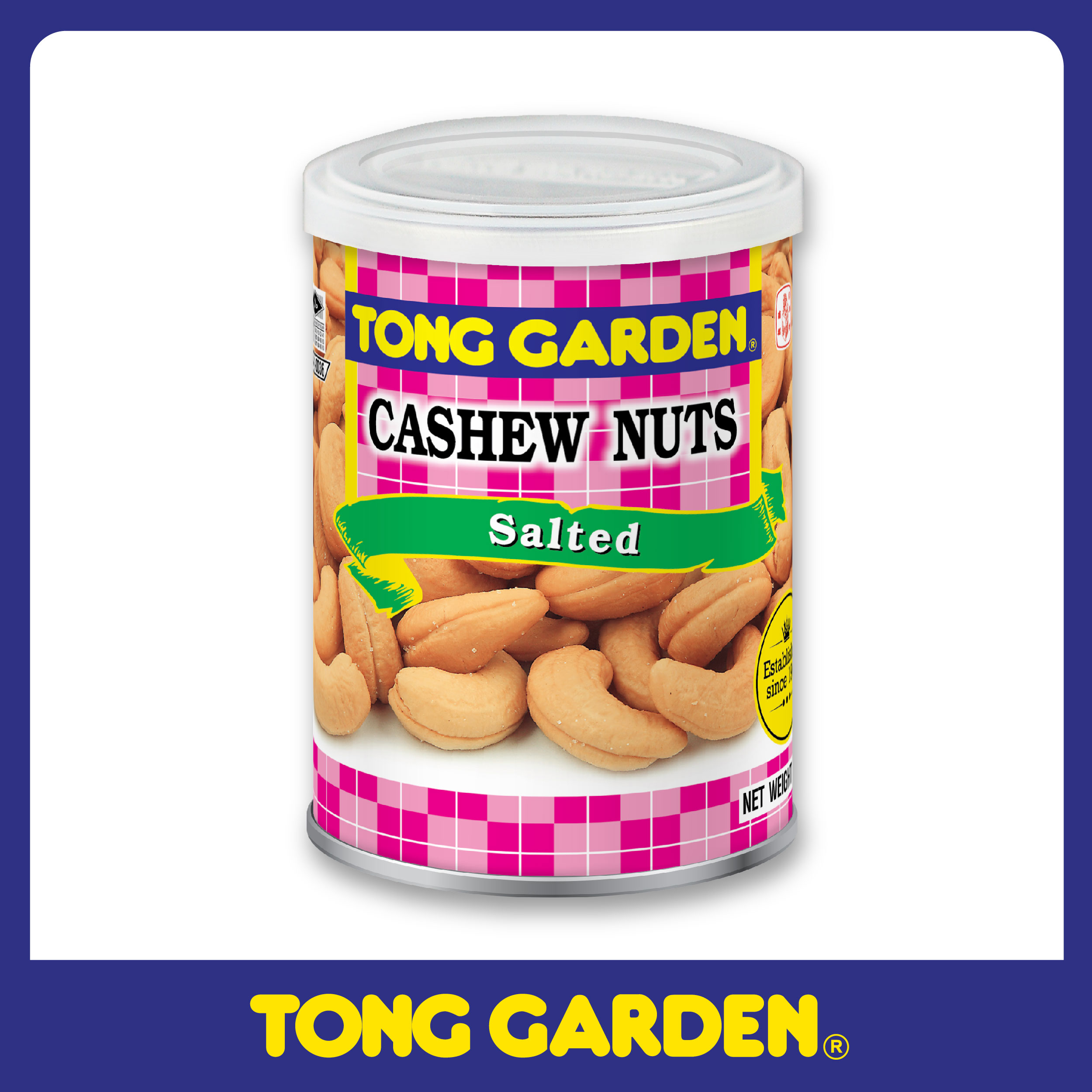 HẠT ĐIỀU RANG MUỐI TONG GARDEN LON 150G