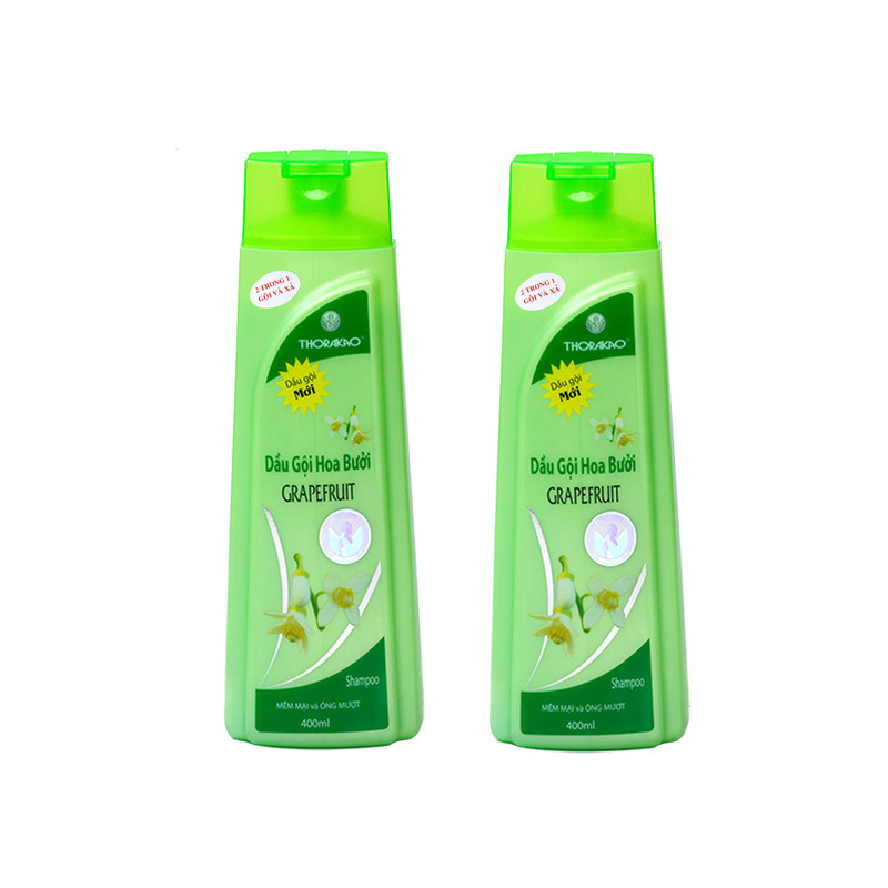 Combo 2 Chai Dầu Gội Và Xả Hoa Bưởi Thorakao 400ml
