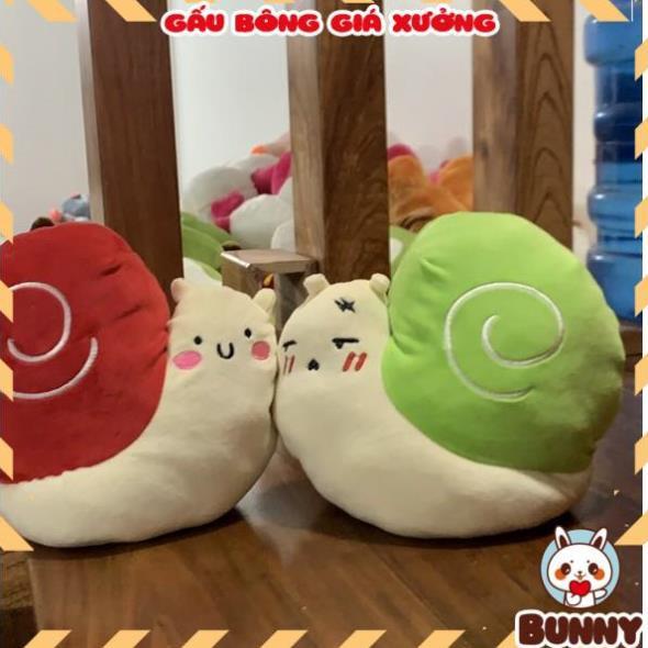 Gấu Bông Ốc Sên Cảm Xúc 2 Mặt Siêu Dễ Thương Thân thiện với trẻ nhỏ dùng cho bé ôm ngủ hoặc trang trí