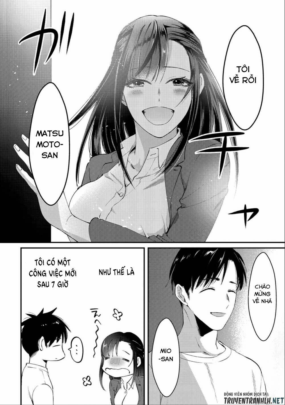 tsuki 50-man moratte mo ikigai no nai tonari no onee-san ni 30-man de yatowarete "okaeri" tte iu chapter 1 30