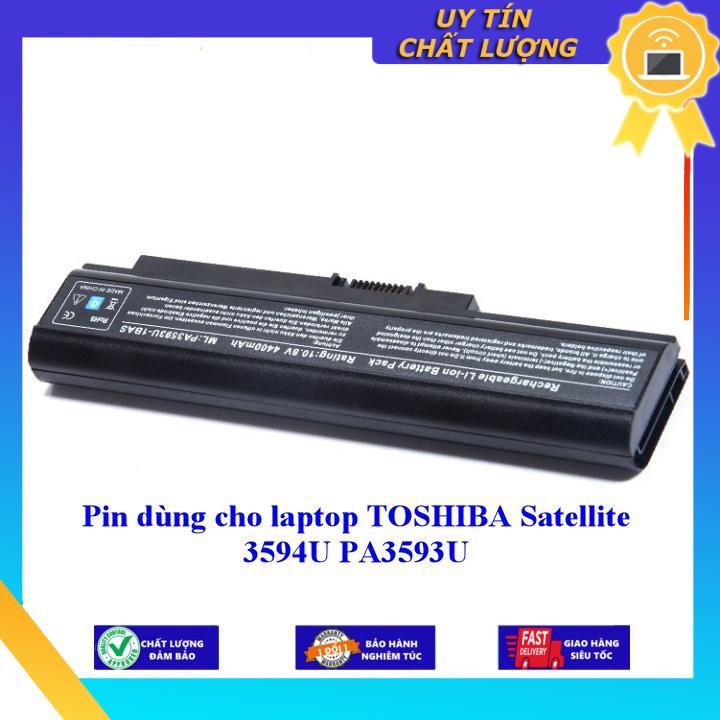 Pin dùng cho laptop TOSHIBA Satellite 3594U PA3593U - Hàng Nhập Khẩu  MIBAT563