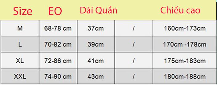 Quần short thun Nam tập GYM thể thao - Q0003