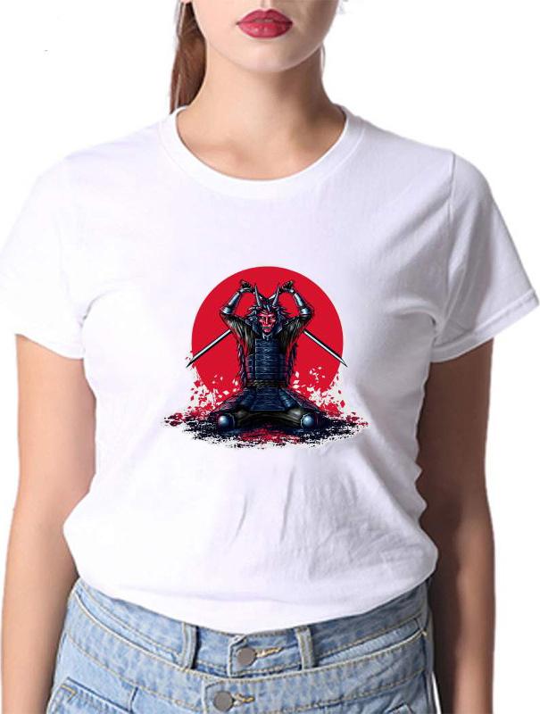 Áo thun in hình Samura Nhật áo phông nam nữ Unisex