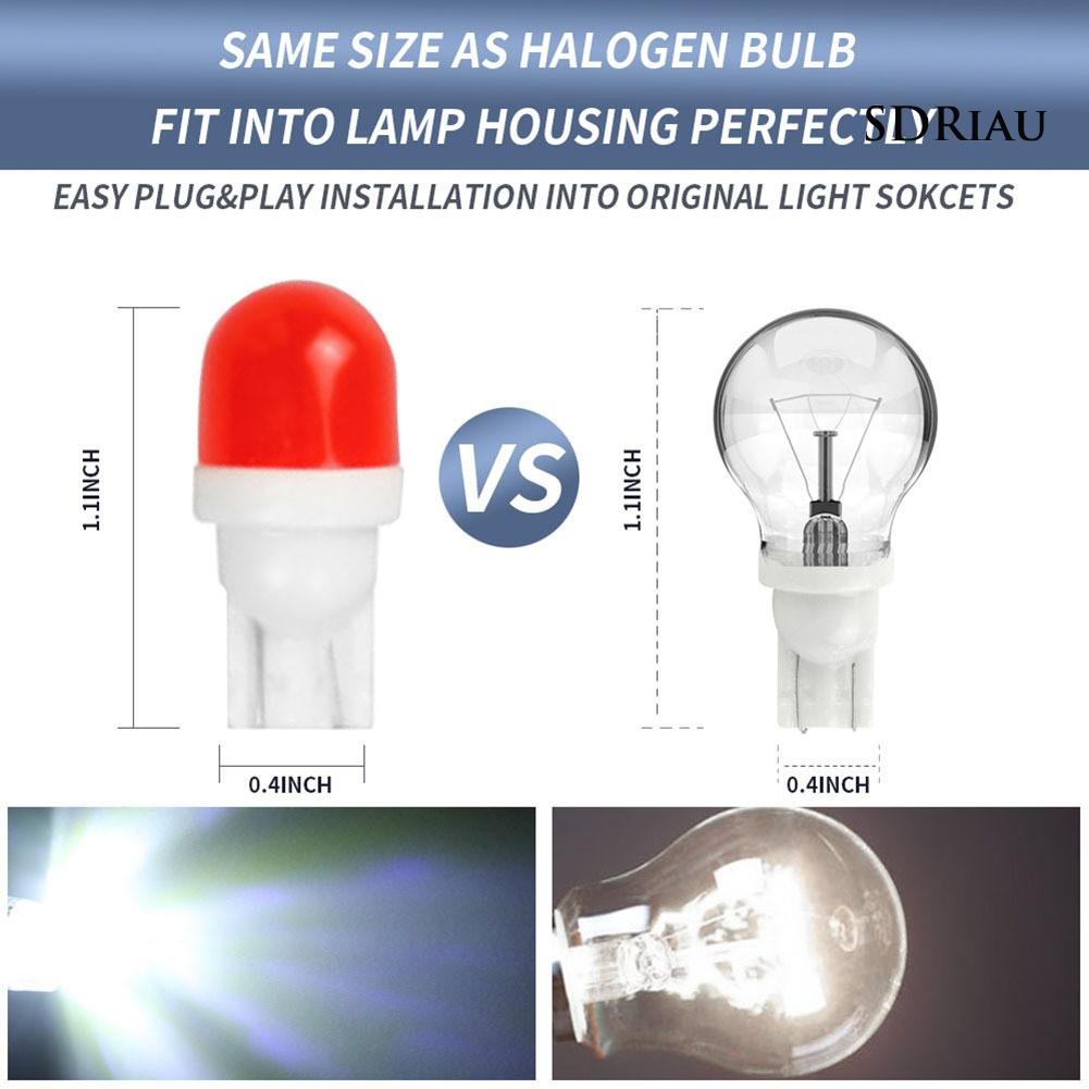 10 Bóng Đèn Led T10-2Smd Siêu Sáng Cho Xe Hơi