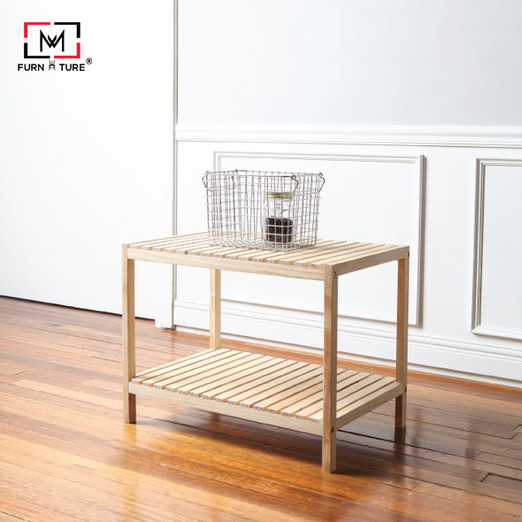 KỆ ĐỂ LÒ VI SÓNG 2 TẦNG MÀU TỰ NHIÊN - OVER RACK 2F NATURAL