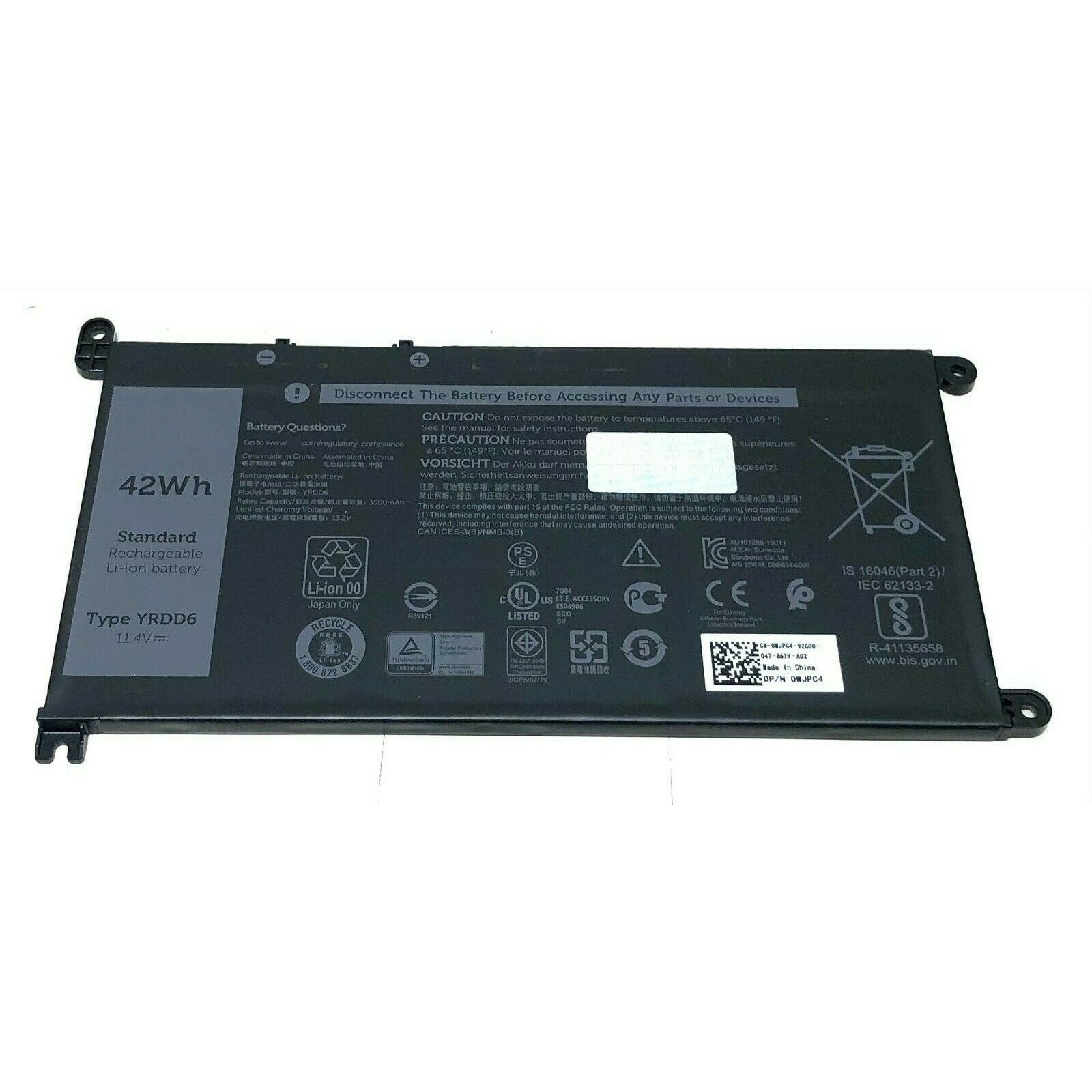 Pin dành cho Laptop Dell Inspiron 3493 - YRDD6