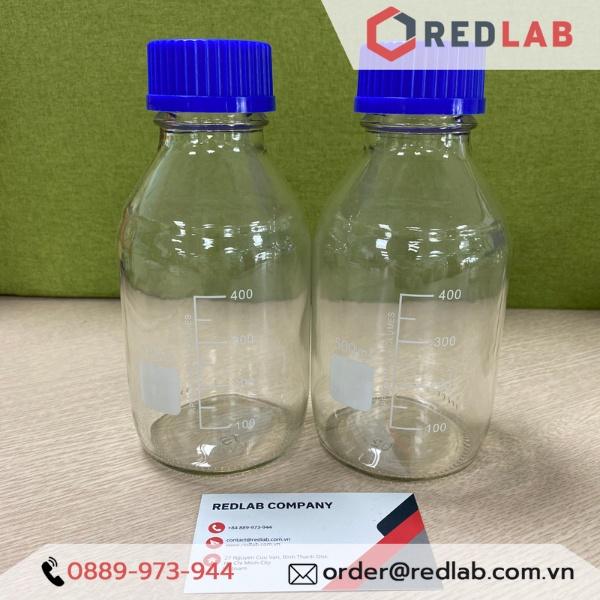 Chai thủy tinh nắp vặn xanh 100ml - 250ml - 500ml - 1000ml ONELAB, chai thủy tinh đựng hóa chất, chai trung tính