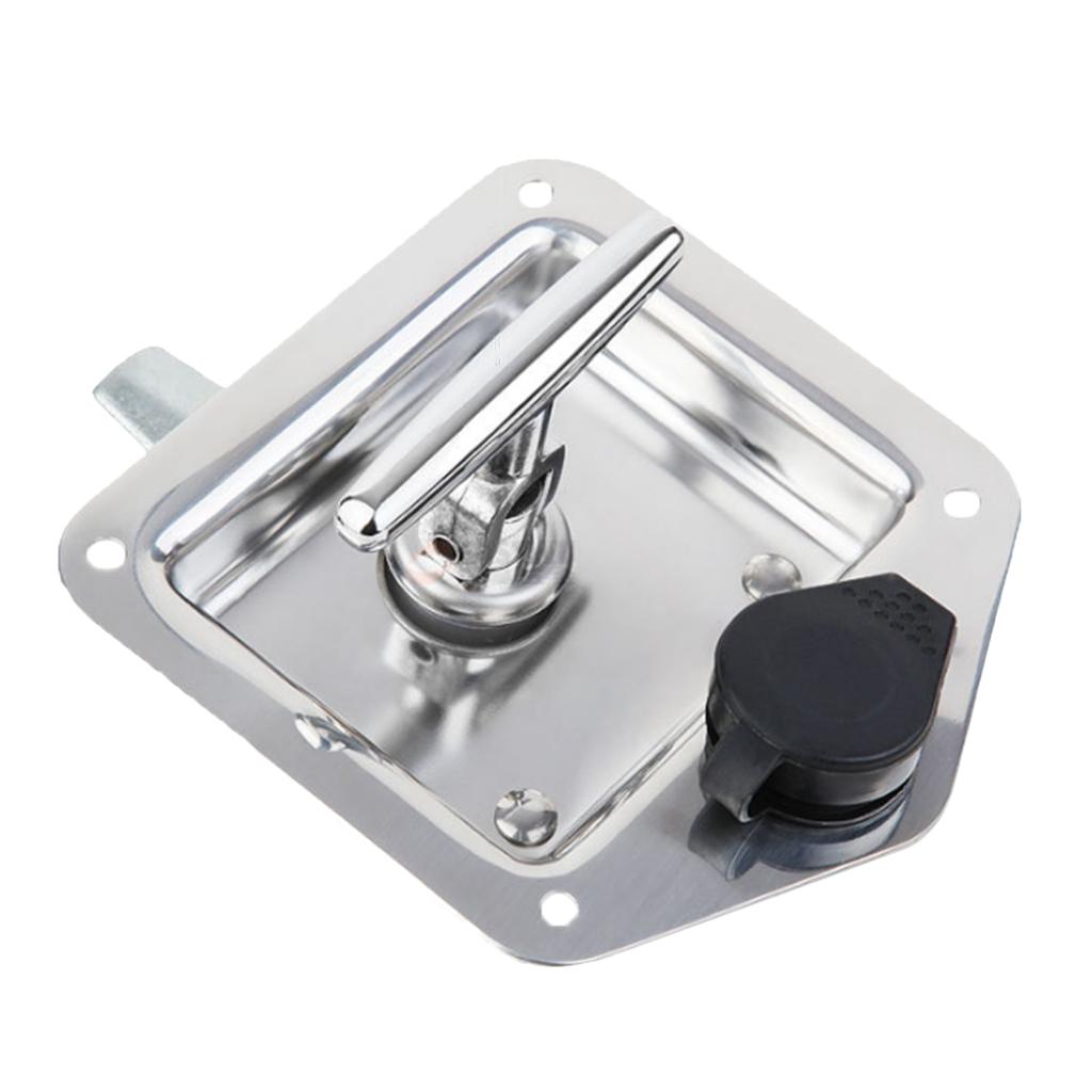 316 Stainless Steel Flush Pull Locker  Latch Lift Handle Boat Hardware