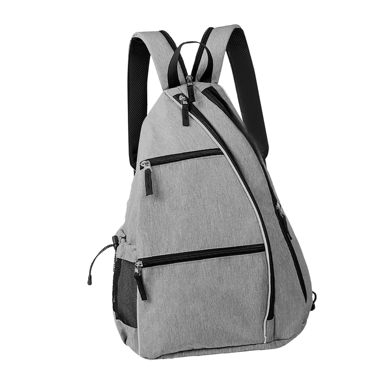 Pickleball Backpack, Pickleball Bag, Travel Pouch with Water Bottle Holder, Durable Lightweight Paddle Holder Carrying Bag for Women Men