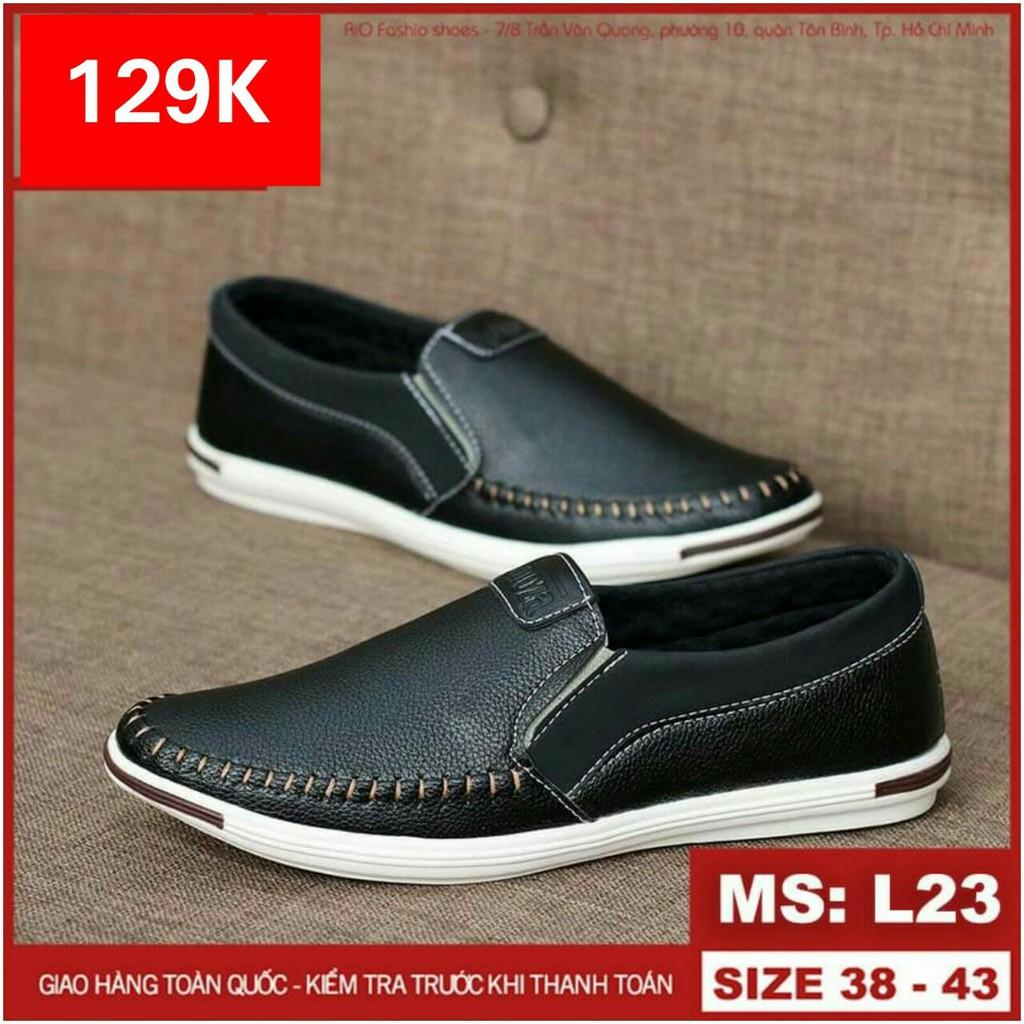Giày Lười Nam Da Mềm L22