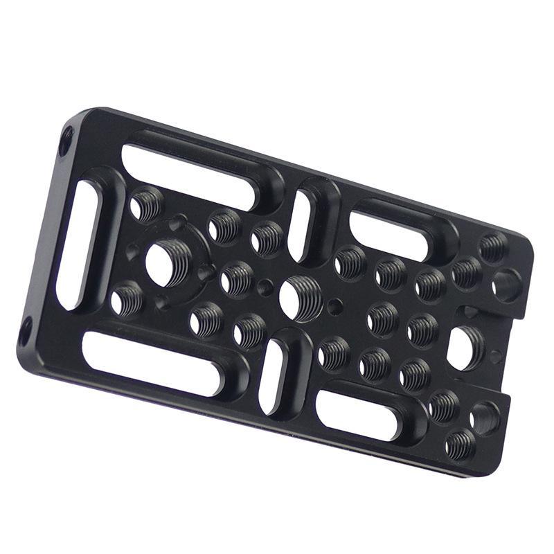 Phong cách mới nhất đa chức năng bảng phô mai nhiếp ảnh khởi động lạnh Alai lỗ định vị mở rộng tấm xốp 1/4 lỗ 3/8 tấm chuyển đổi phát hành nhanh chóng