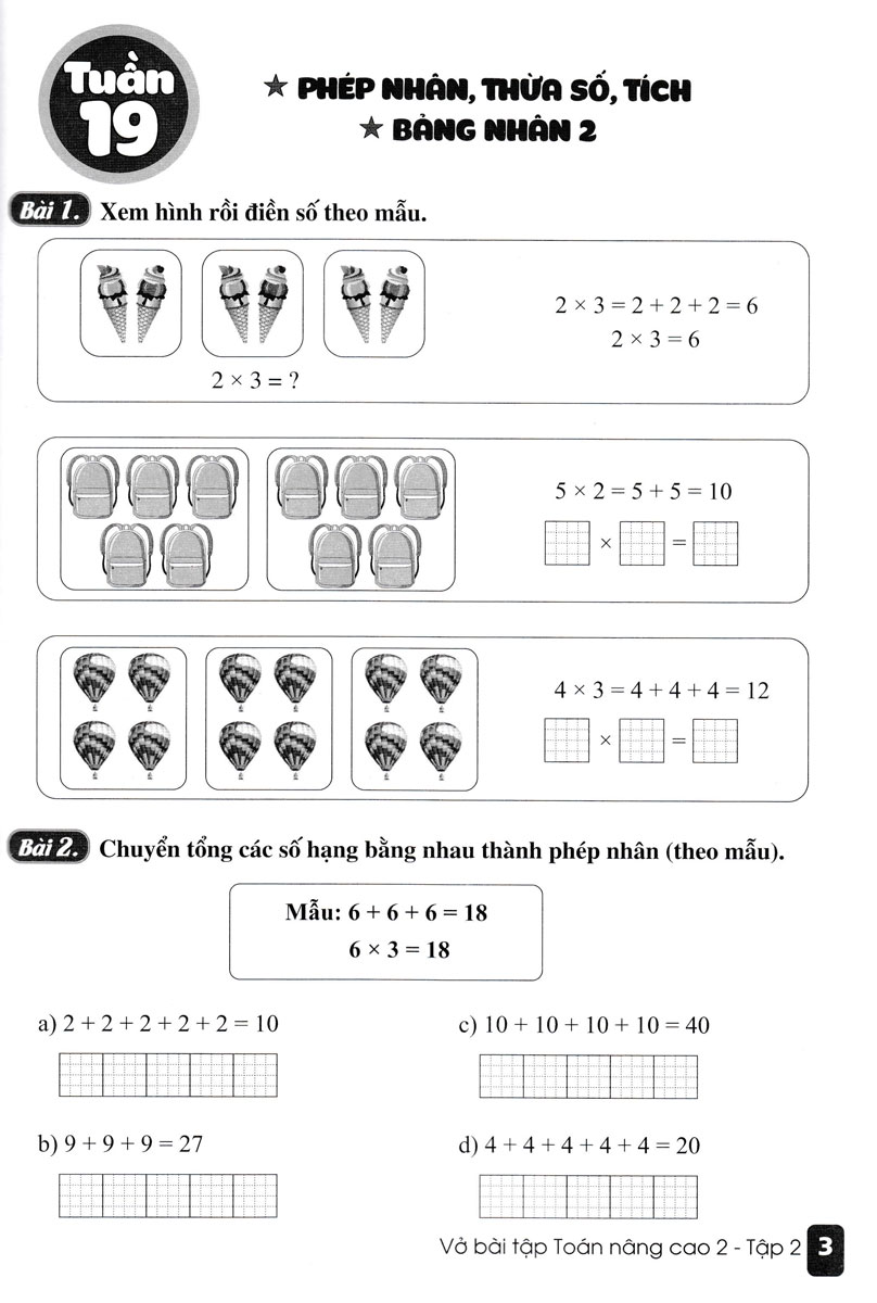 Vở Bài Tập Toán Nâng Cao 2 - Tập 2 - ND
