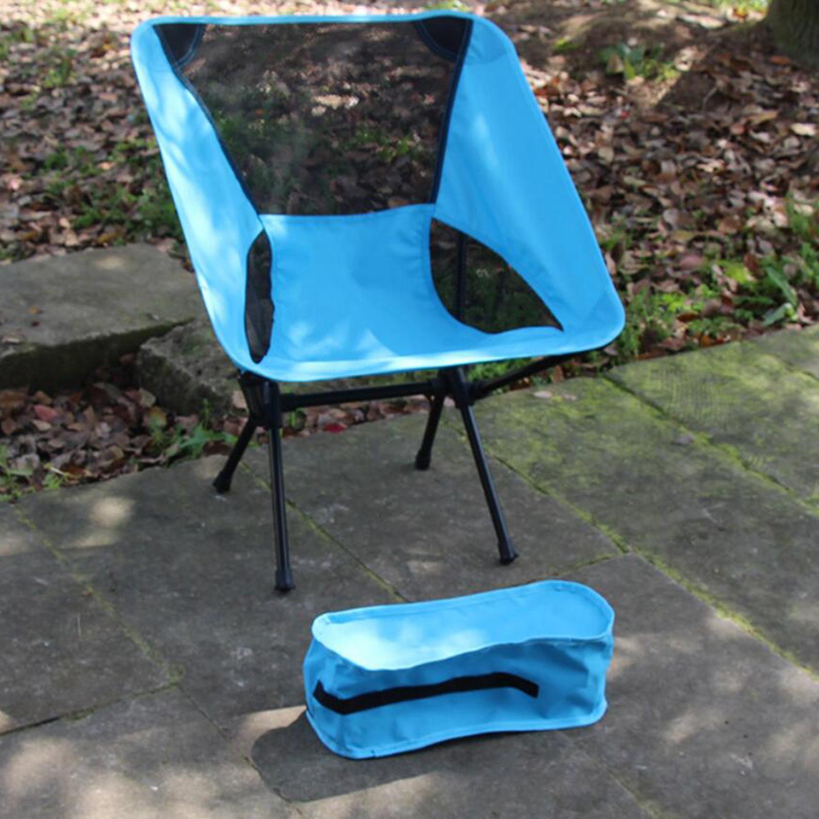 Oxford Cloth Folding Chair Heavy Duty Backrest Seat for Camping Fishing BBQ Backpacking Beach Painting
