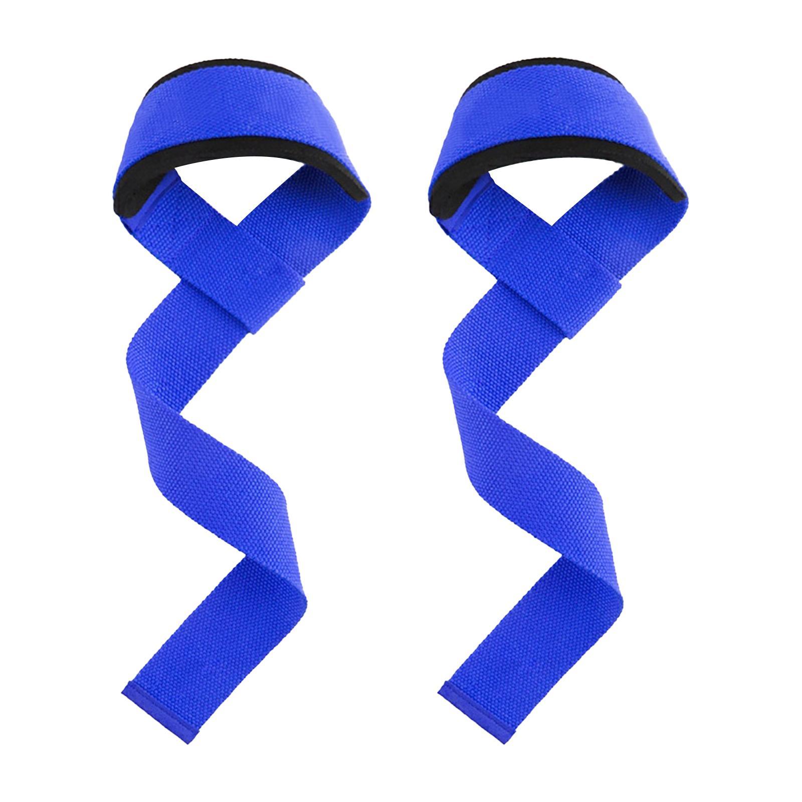 1 Pair Weight Lifting Straps Gym Wrist Wraps Lifting Straps Strength Training Weightlifting Wrist Straps for Dumbbell Bodybuilding Deadlifts