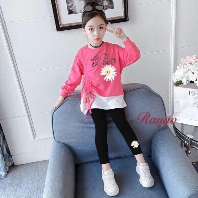 Bộ dài tay bé gái siêu xinh 10-22kg - M481