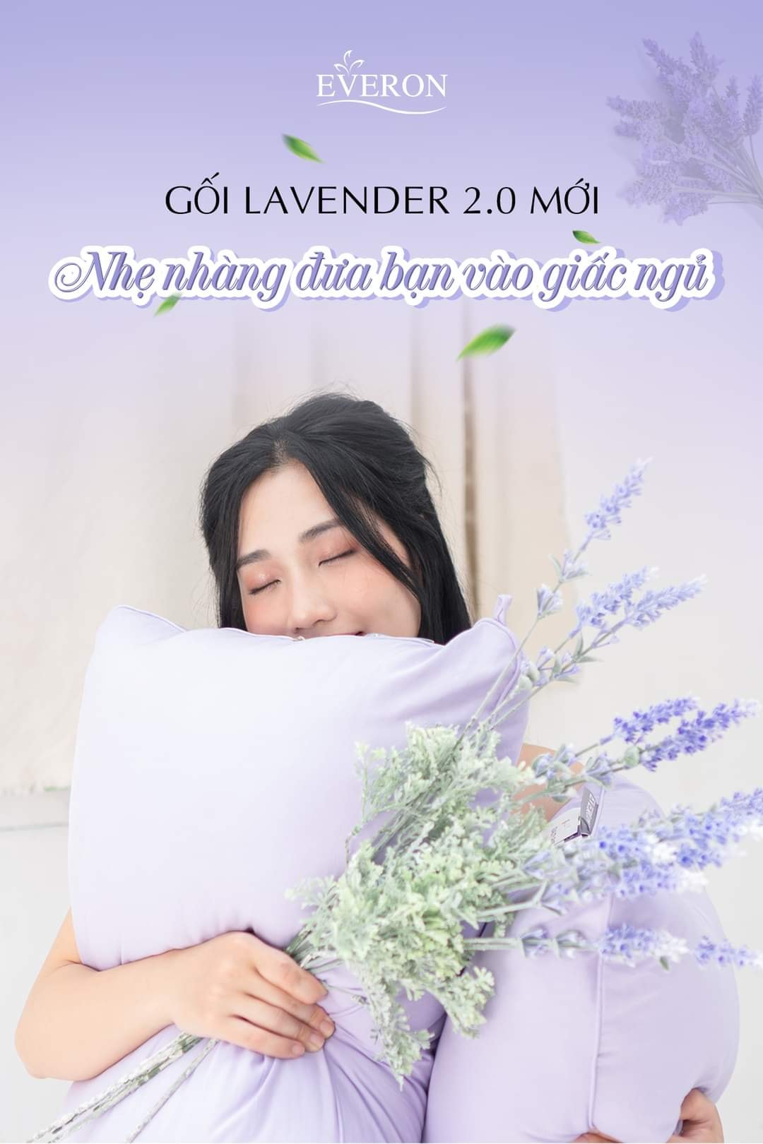 Ruột gối Everon Lavender