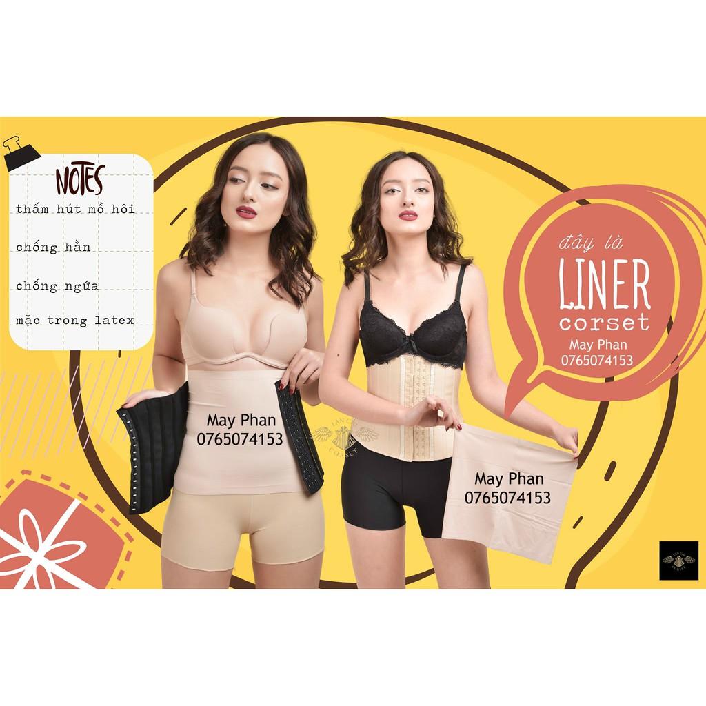 Áo áo lót mặc trong latex corset chống hằn ngứa. thấm hút mồ hôi tốt