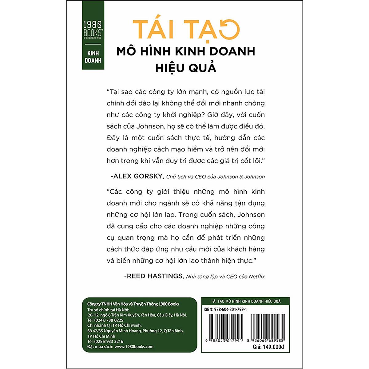 Tái Tạo Mô Hình Kinh Doanh Hiệu Quả - Bản Quyền
