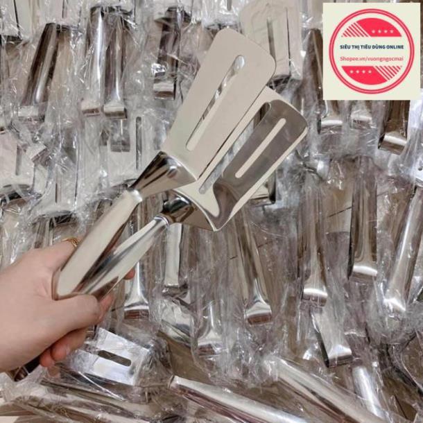 KẸP INOX GẮP NÓNG THỨC ĂN MẪU MỚI 2020 - XẺNG GẮP XẺNG LẬT CÁ