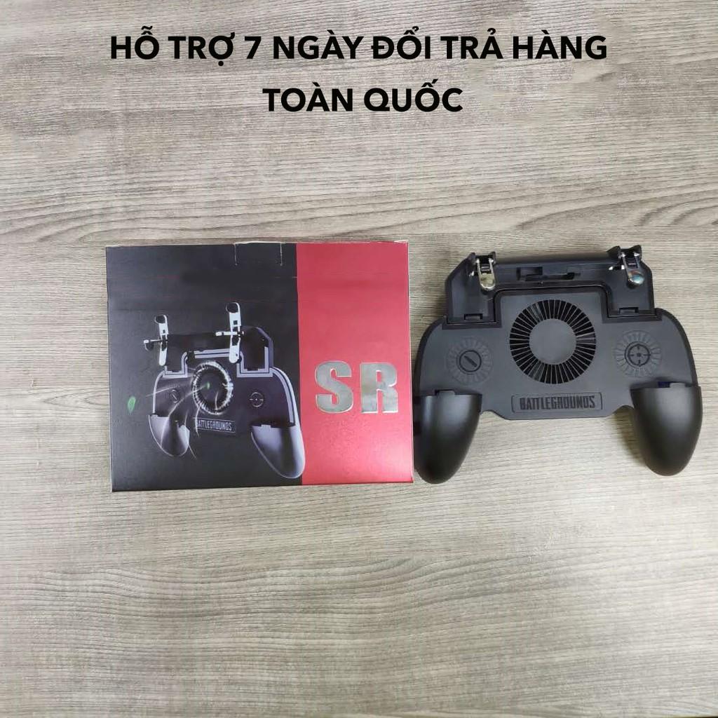 Tay cầm chơi game PUBG tích hợp tản nhiệt và sạc dự phòng cho điện thoại - SR GamePad