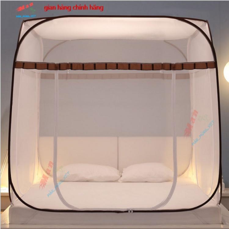 Màn Chụp Người Lớn Đỉnh Vuông 2m2-1m8-1m6 Màn Gấp Gọn Dễ Dàng Tiết Kiệm Thời Gian Và Không Gian Cho Gia Đình