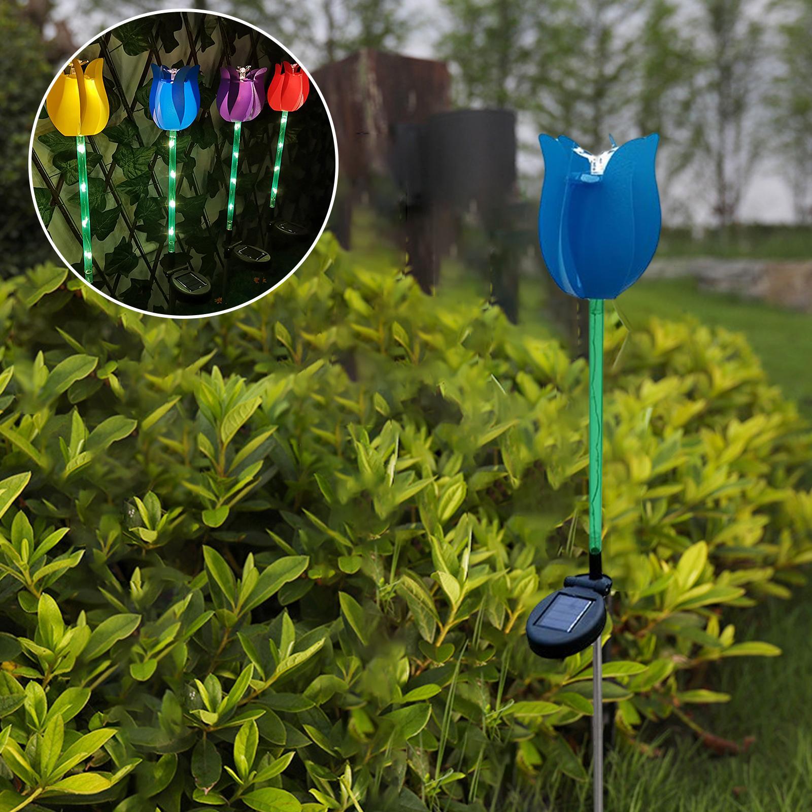 2pcs Solar Garden Lights for Yard Lawn Patio