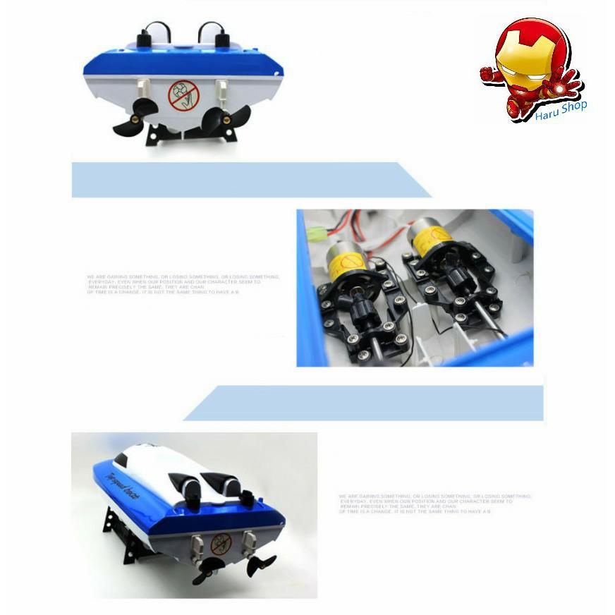 Ca nô điều khiển từ xa Racing Boat 2.4Ghz Model 802 chất liệu