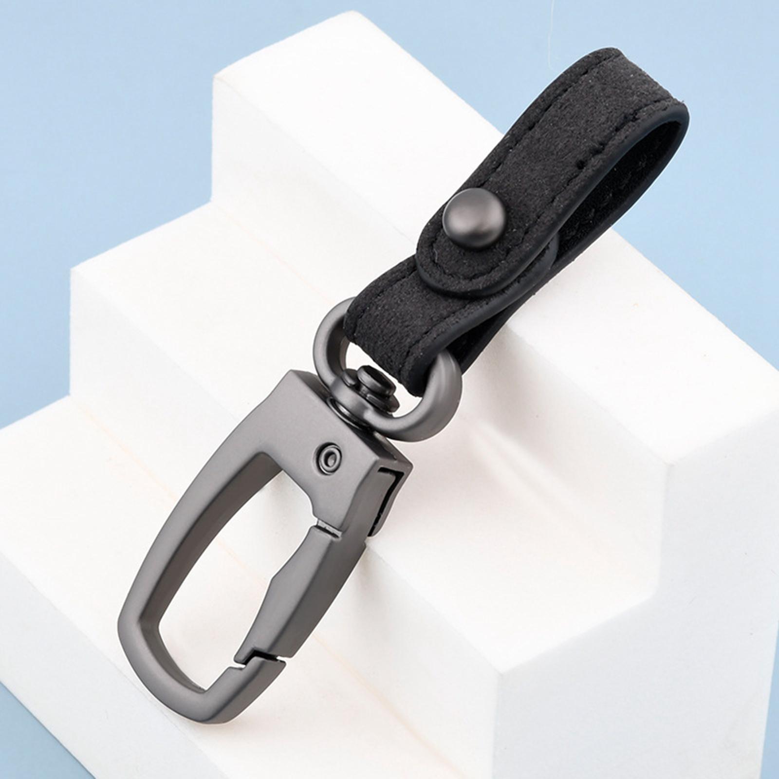 2xHeavy Duty Car Keychain Clip for Colleagues Friends Valentine'S Day Gifts Black