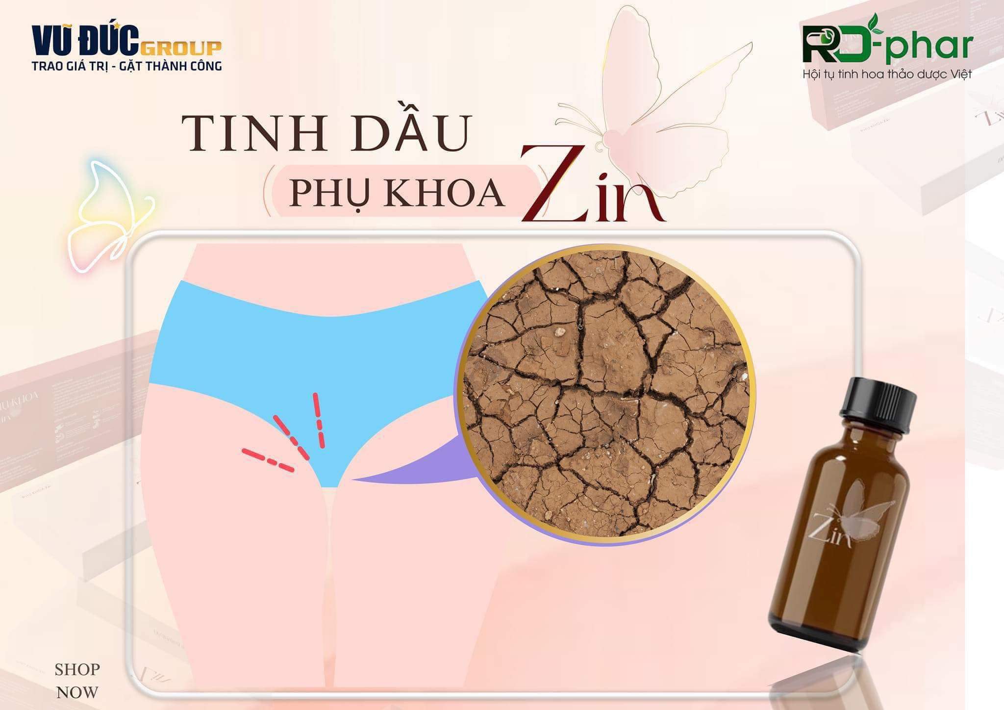 Tinh Dầu Phụ Khoa Zin. Mua Tinh Dầu Tặng DDVS Nữ Oa